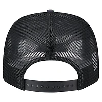 Men's New Era  Navy/Black Los Angeles Chargers Adventure Drinks Pattern 9SEVENTY Stretch-Snap Hat