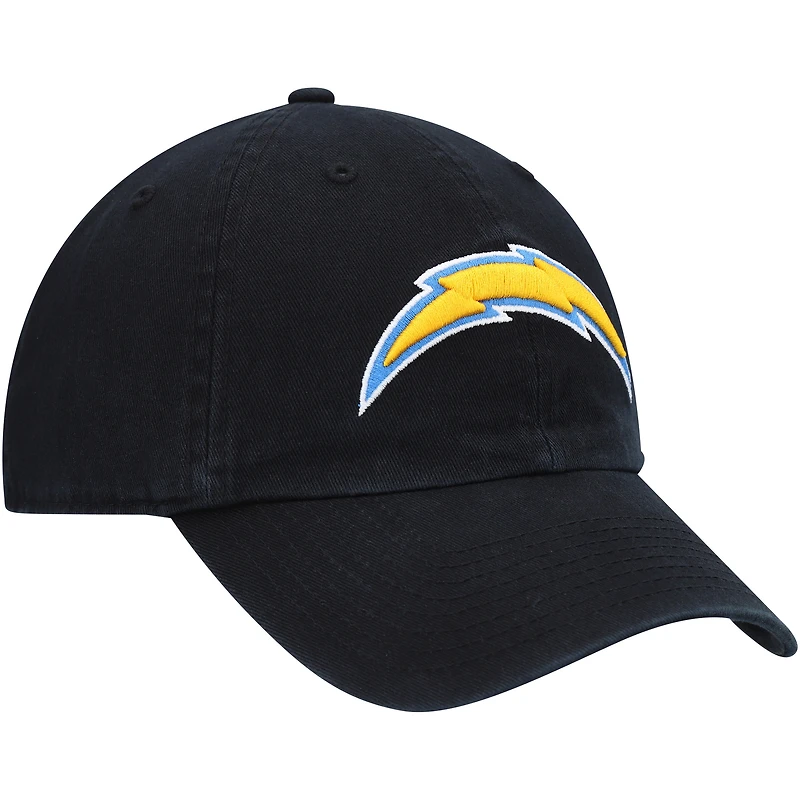 Casquette réglable '47 Los Angeles Chargers Clean Up pour homme, noire