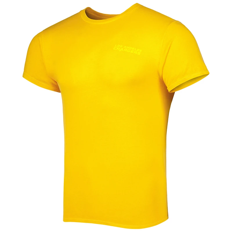 T-shirt '47 Gold Los Angeles Chargers Fast Track ton sur pour homme