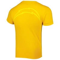 T-shirt '47 Gold Los Angeles Chargers Fast Track ton sur pour homme