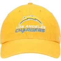 Men's '47 Gold Los Angeles Chargers Secondary Clean Up Adjustable Hat