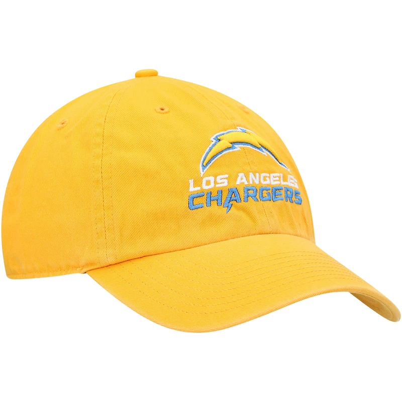 Men's '47 Gold Los Angeles Chargers Secondary Clean Up Adjustable Hat