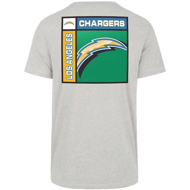 T-shirt Franklin gris chromé pour homme, modèle 1947, Los Angeles Chargers