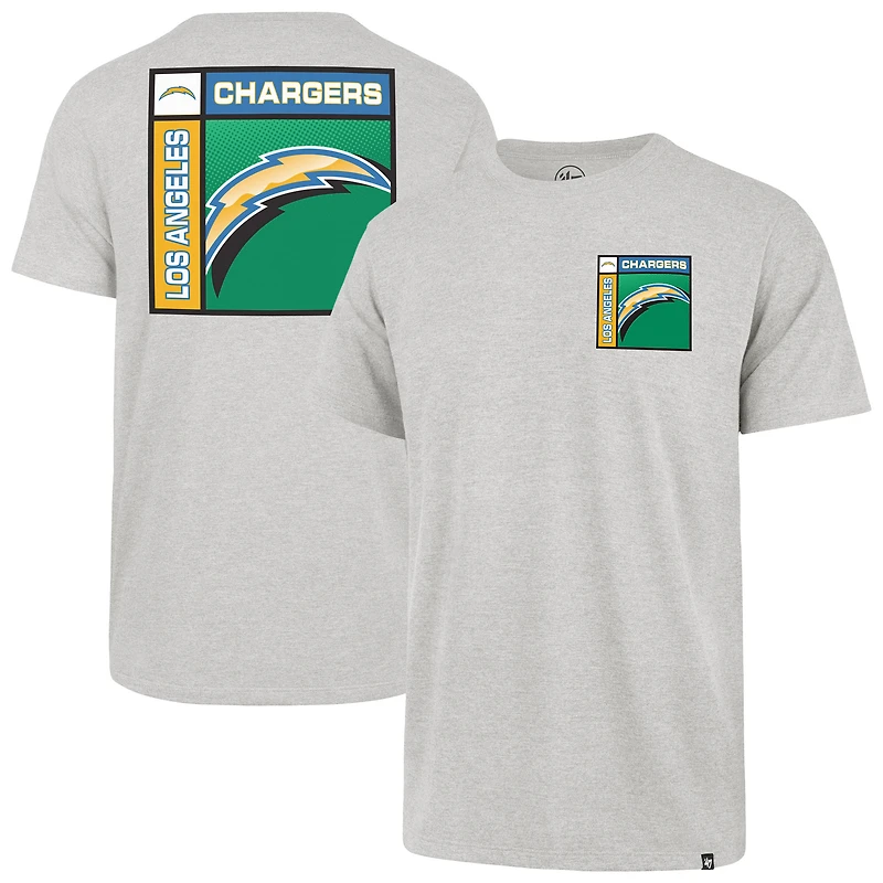 T-shirt Franklin gris chromé pour homme, modèle 1947, Los Angeles Chargers