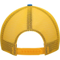 Casquette '47 Powder Blue/Gold Los Angeles Chargers Highpoint Trucker Clean Up Snapback pour homme