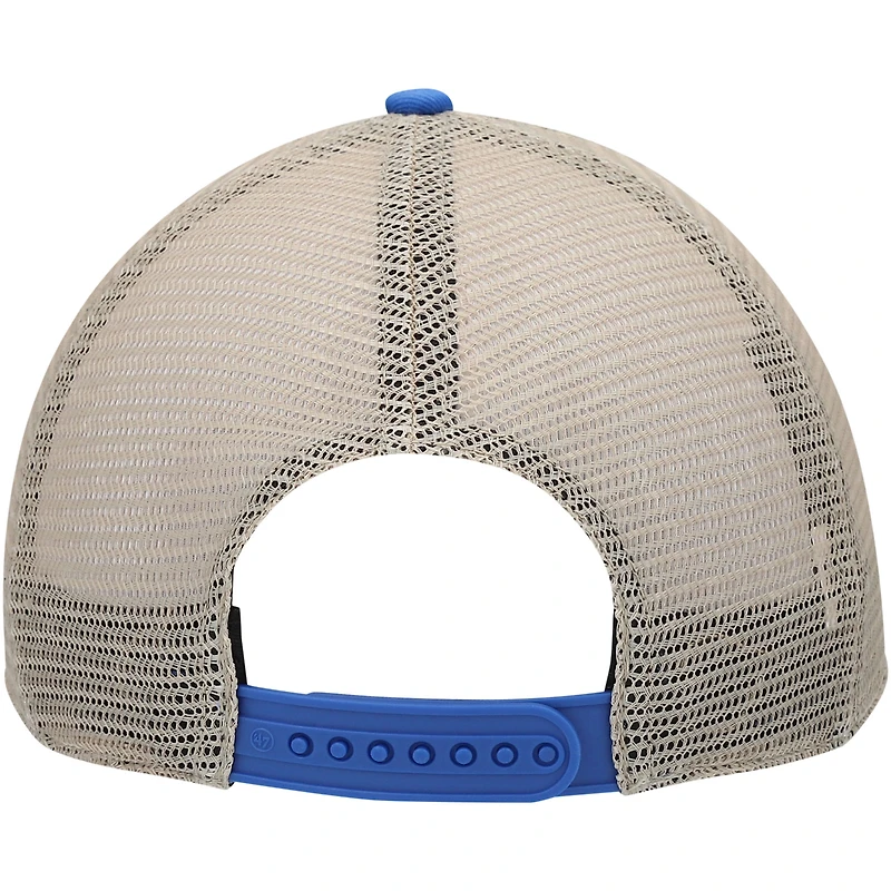 Casquette trucker Trawler Clean Up pour homme, bleu poudre/naturel, Los Angeles Chargers, modèle 47