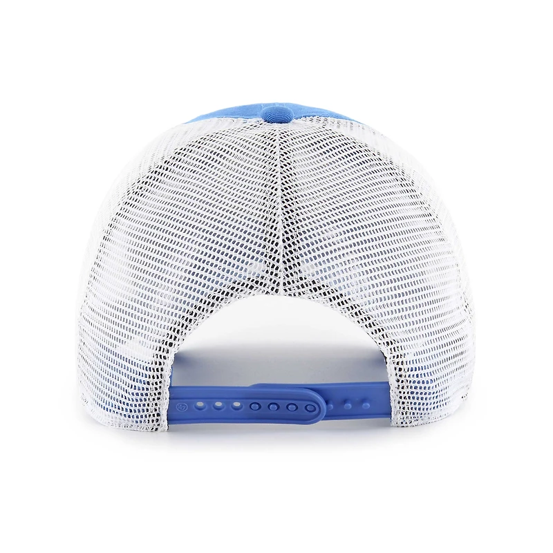 Men's '47 Powder Blue/White Los Angeles Chargers Highline Clean Up Trucker Snapback Hat