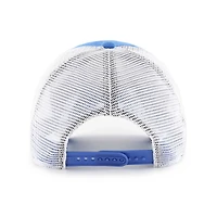Men's '47 Powder Blue/White Los Angeles Chargers Highline Clean Up Trucker Snapback Hat