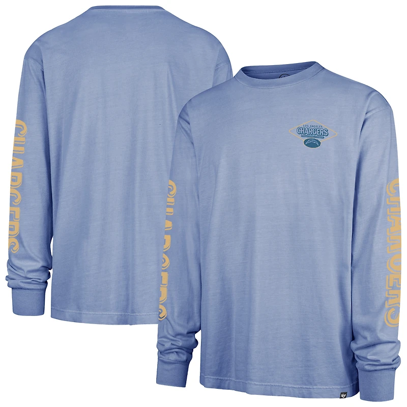 T-shirt à manches longues Cairn Ravine Foundation bleu poudre '47 pour homme des Chargers de Los Angeles