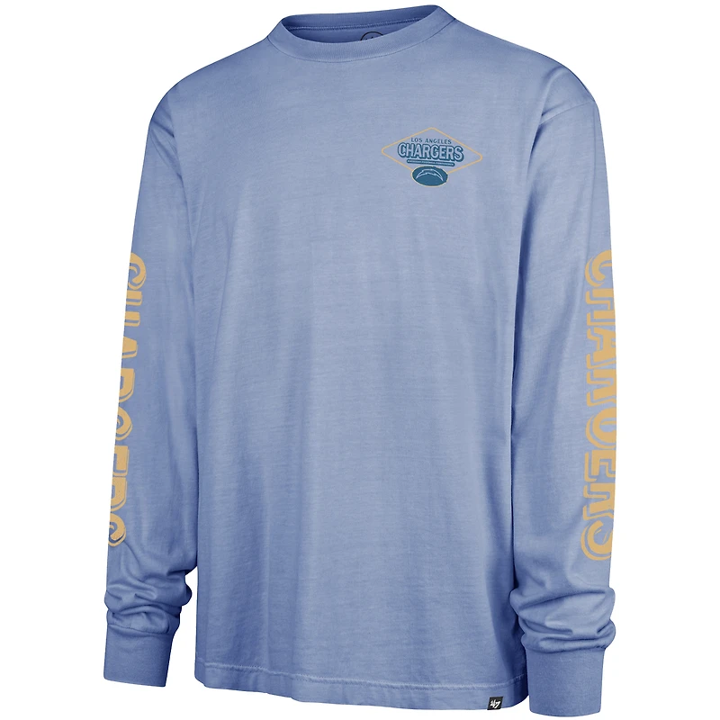 T-shirt à manches longues Cairn Ravine Foundation bleu poudre '47 pour homme des Chargers de Los Angeles
