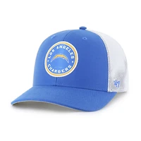 Casquette Flex Trophée bleu poudre 47 des Chargers de Los Angeles pour homme