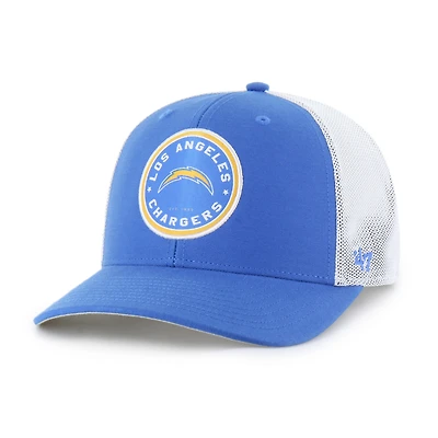 Casquette Flex Trophée bleu poudre 47 des Chargers de Los Angeles pour homme