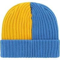 Bonnet en tricot à revers Fracture des Chargers de Los Angeles '47 bleu pour hommes