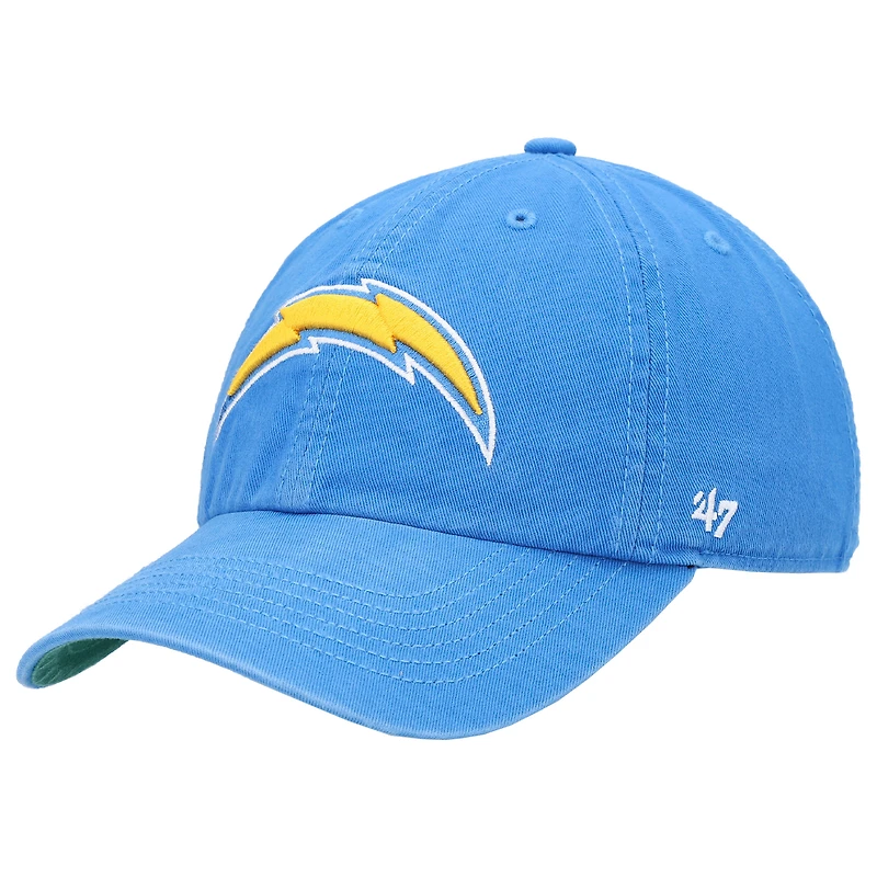 Men's '47 Powder Blue Los Angeles Chargers Franchise Logo Fitted Hat