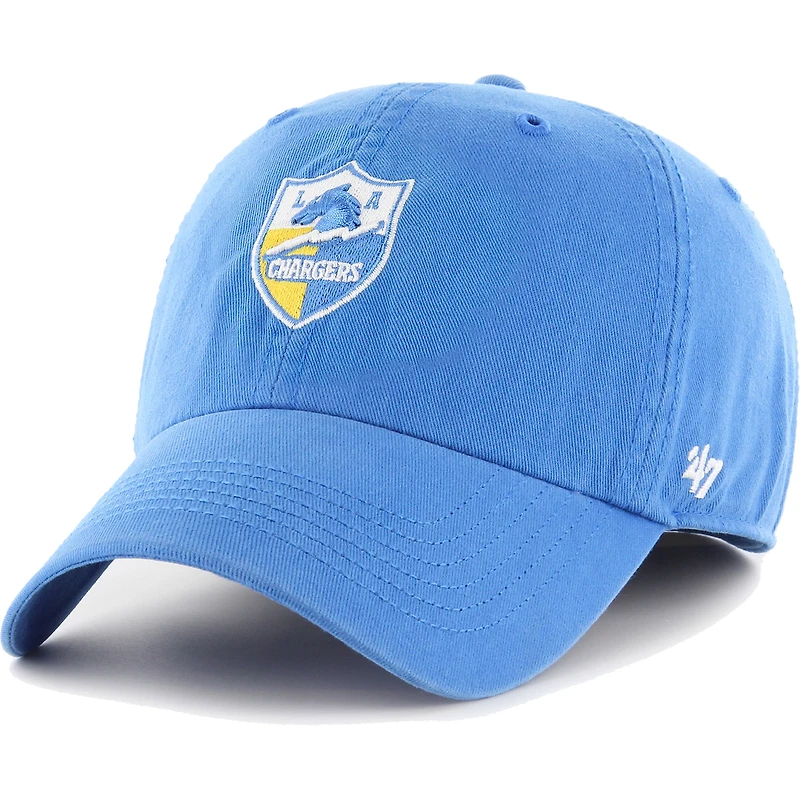 Men's '47 Powder Blue Los Angeles Chargers Gridiron Classics Franchise Fitted Hat