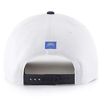 Casquette ajustable blanche patriotique à revers des Chargers de Los Angeles pour homme, modèle 1947