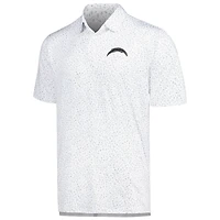 Polo Motion blanc Antigua pour homme des Chargers de Los Angeles