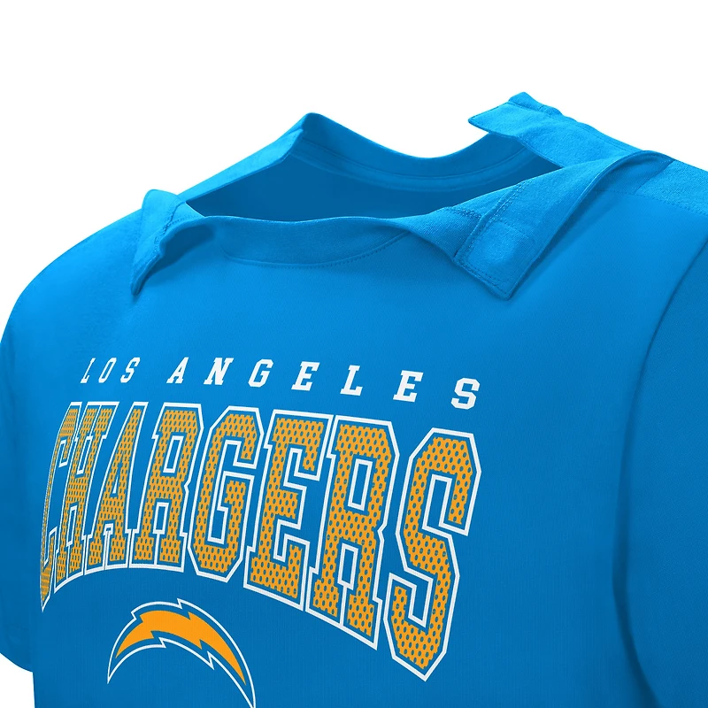 Men's  Blue Los Angeles Chargers Home Team Adaptive T-Shirt