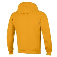 Men's Champion Powder Blue Los Angeles Chargers Powerblend Arch over Logo Hoodie