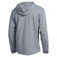 Men's Champion Heather Gray Los Angeles Chargers All Star Hooded T-Shirt