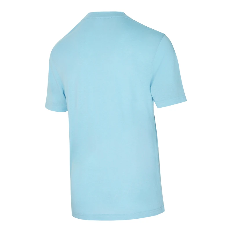 Men's Concepts Sport Powder Blue/Navy Los Angeles Chargers Avondale T-Shirt & Flannel Pants Set