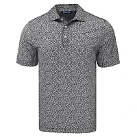Polo homme Cutter & Buck noir Los Angeles Chargers Pike Eco Flora Print
