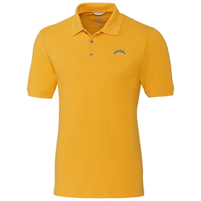 Polo Advantage pour homme Cutter & Buck Gold Los Angeles Chargers, grande taille