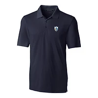 Polo extensible Forge bleu marine Cutter & Buck pour homme, logo rétro Los Angeles Chargers, grande taille