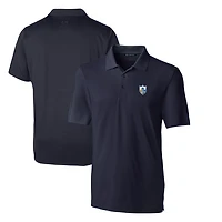 Polo extensible Forge bleu marine Cutter & Buck pour homme, logo rétro Los Angeles Chargers, grande taille