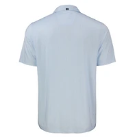 Polo homme Cutter & Buck bleu poudre Los Angeles Chargers Pike Eco Diamond Dot Print