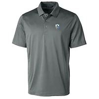 Polo extensible texturé à logo rétro des Los Angeles Chargers pour homme, Cutter & Buck Steel