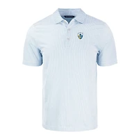 Polo homme Cutter & Buck blanc Los Angeles Chargers Throwback Big Tall Pike Eco Symmetry Print Stretch Recyclé
