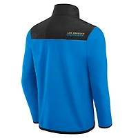 Men's Darius Rucker Collection by Fanatics Powder Blue Los Angeles Chargers Color Block Polar Fleece Full-Zip Jacket