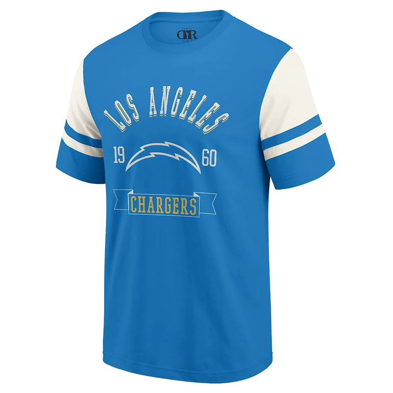Men's Darius Rucker Collection by Fanatics Powder Blue Los Angeles Chargers Football T-Shirt