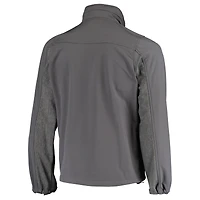 Men's Dunbrooke Graphite Los Angeles Chargers Circle Zephyr Softshell Full-Zip Jacket