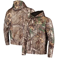 Men's Dunbrooke Realtree Camo Los Angeles Chargers Circle Champion Tech Fleece Pullover Hoodie