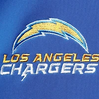 Veste à capuche zippée intégrale Dunbrooke Royal/Gris Los Angeles Chargers pour homme, grandes tailles Alpha