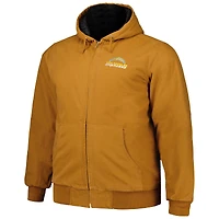 DUN LOSCHA TAN 21 VESTE À CAPUCHE EN TOILE DE COTON B&T DAKOTA POUR HOMMES JACMENXMW