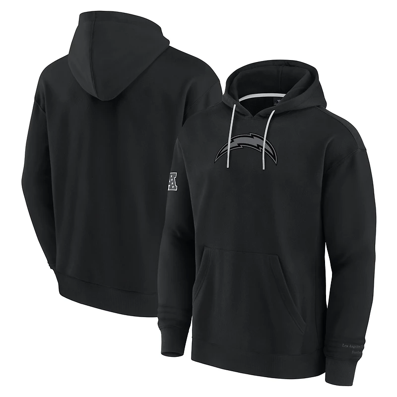 Sweat à capuche noir pour homme Fanatics Los Angeles Chargers Elements Pace
