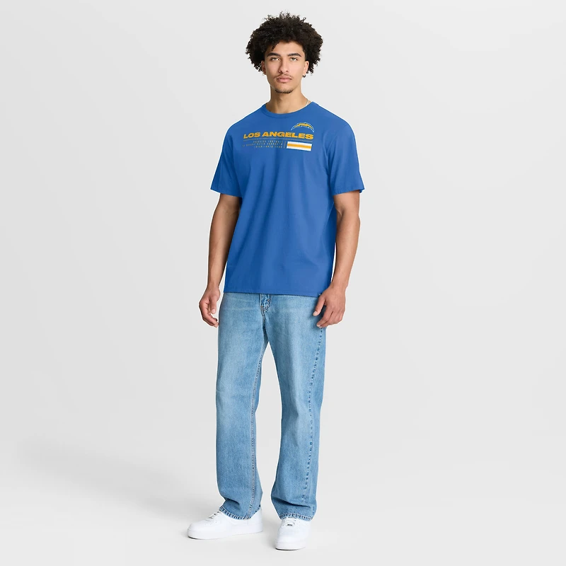 Men's Fanatics Powder Blue Los Angeles Chargers Chop Block Legacy T-Shirt