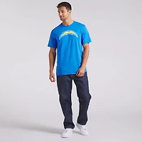 T-shirt Fanatics bleu poudre pour homme, motif Legacy Field Goal des Los Angeles Chargers