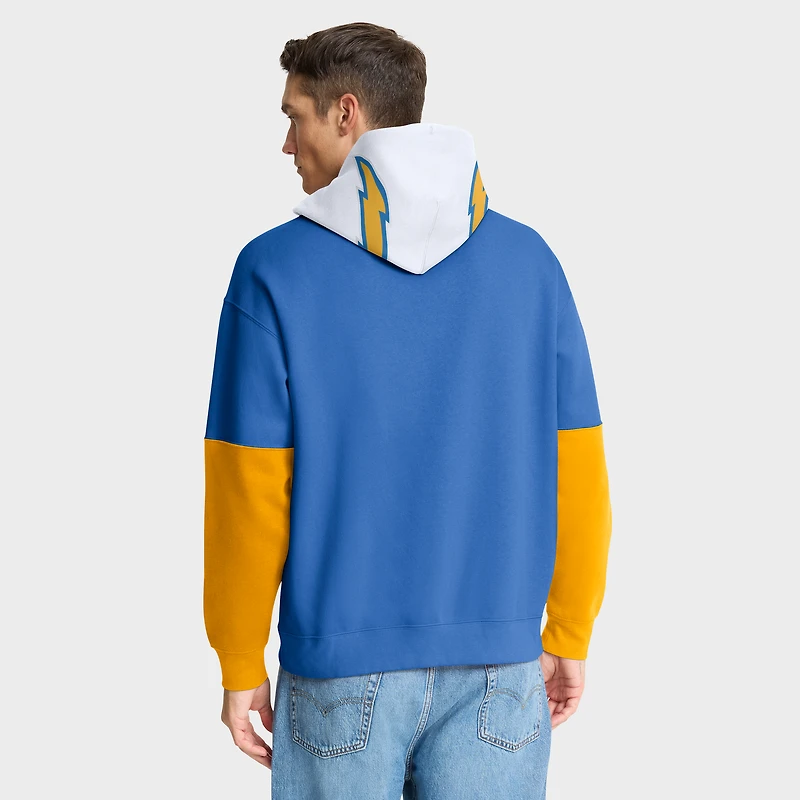 Men's Fanatics Powder Blue Los Angeles Chargers Helmet Pullover Hoodie