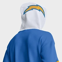 Sweat à capuche bleu poudre Fanatics pour homme avec logo casque des Los Angeles Chargers