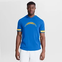 T-shirt à capuche manches courtes Fanatics bleu poudre Los Angeles Chargers Optimal Play pour homme