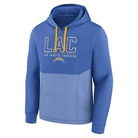 Sweat à capuche réussi pour hommes Fanatics Powder Blue Los Angeles Chargers