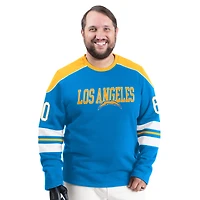Sweat-shirt ras du cou adaptatif Lord Stanley bleu poudre G-III Sports by Carl Banks pour homme des Los Angeles Chargers