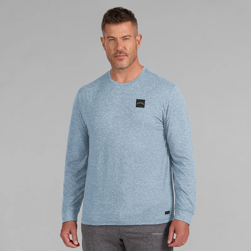 Men's J. Palmer Blue Los Angeles Chargers Four Down Long Sleeve T-Shirt