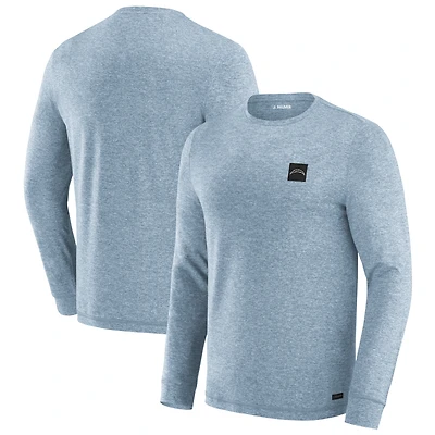 Men's J. Palmer Blue Los Angeles Chargers Four Down Long Sleeve T-Shirt