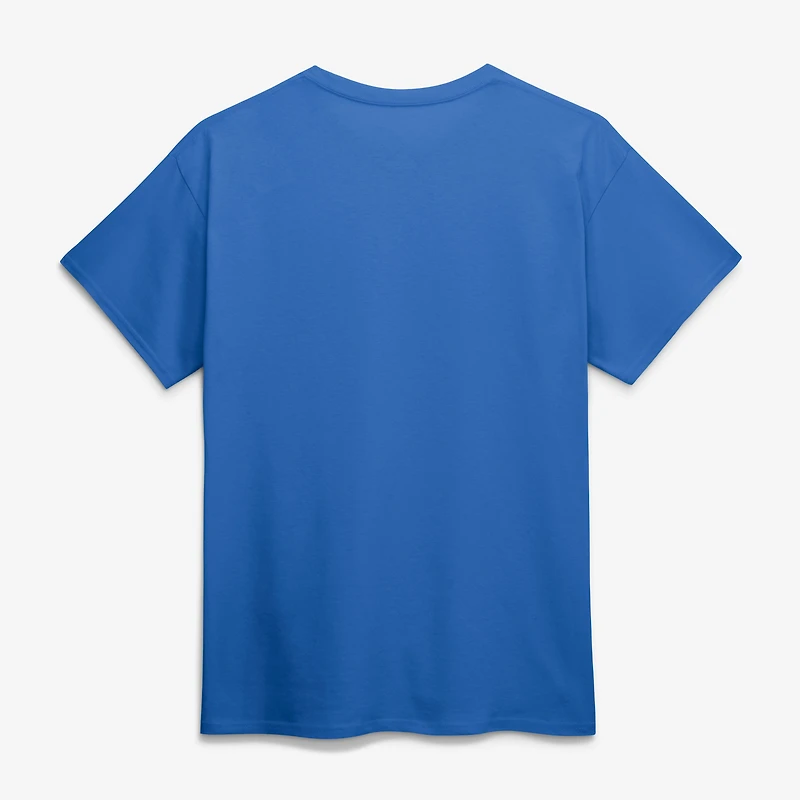 T-shirt homme bleu athlétique Los Angeles Chargers en coton avec logo et arche de la victoire