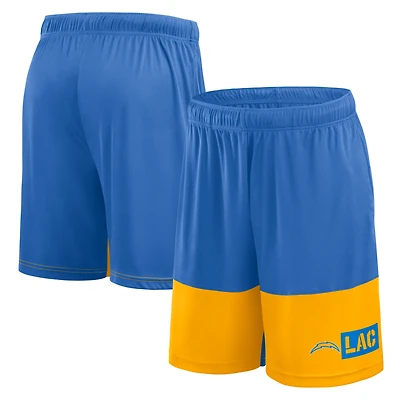 Men's Logo Athletic Powder Blue Los Angeles Chargers Best of the Shorts